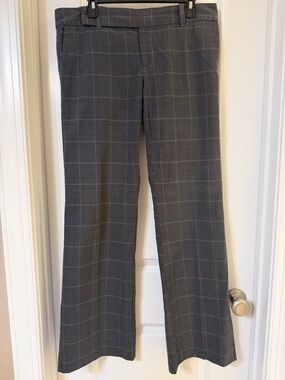 Old Navy Gray Plaid Women's Dress Trousers